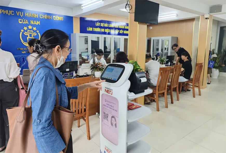 Hà Nội triển khai nhiều tiện ích miễn phí tại cơ sở phục vụ hành chính công