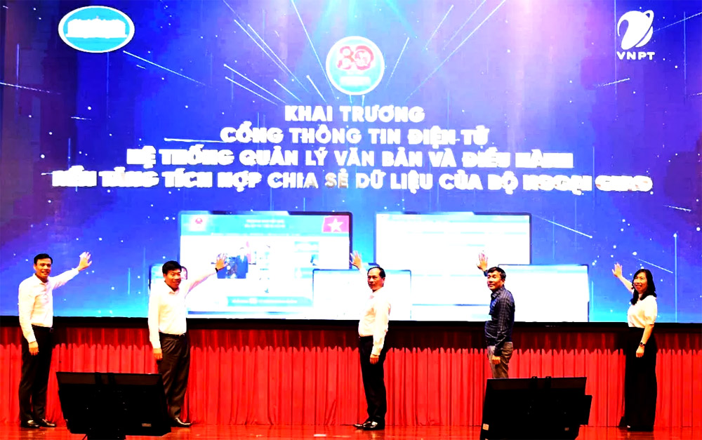 Bộ Ngoại giao khai trương ba hệ thống chuyển đổi số quan trọng