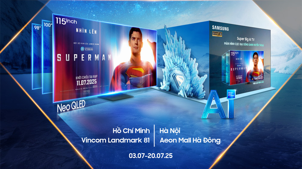 Samsung và DC Studios hợp tác đưa Superman trở lại màn ảnh