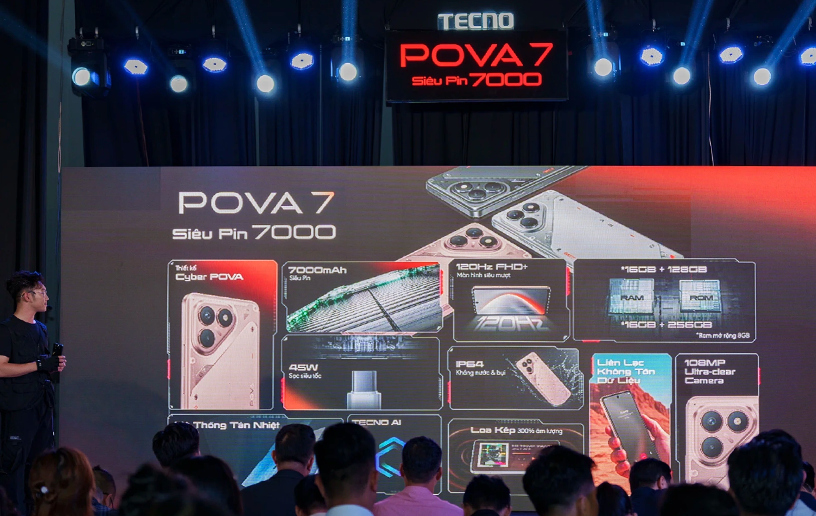 POVA 7 ra mắt thị trường Việt Nam với giá từ 4,59 triệu đồng