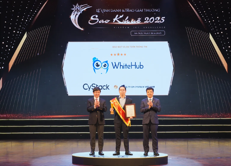 CyStack được vinh danh tại Giải thưởng Sao Khuê 2025 với nền tảng WhiteHub