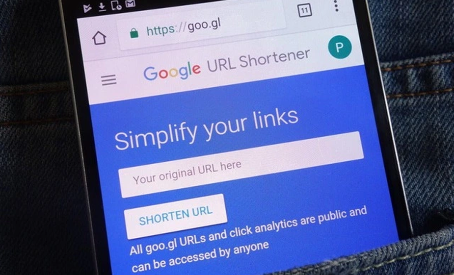link rút gọn của Google