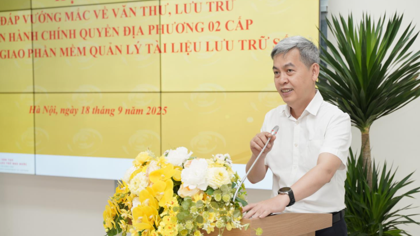 Gỡ "nút thắt" về số hóa và liên thông dữ liệu cho văn thư, lưu trữ