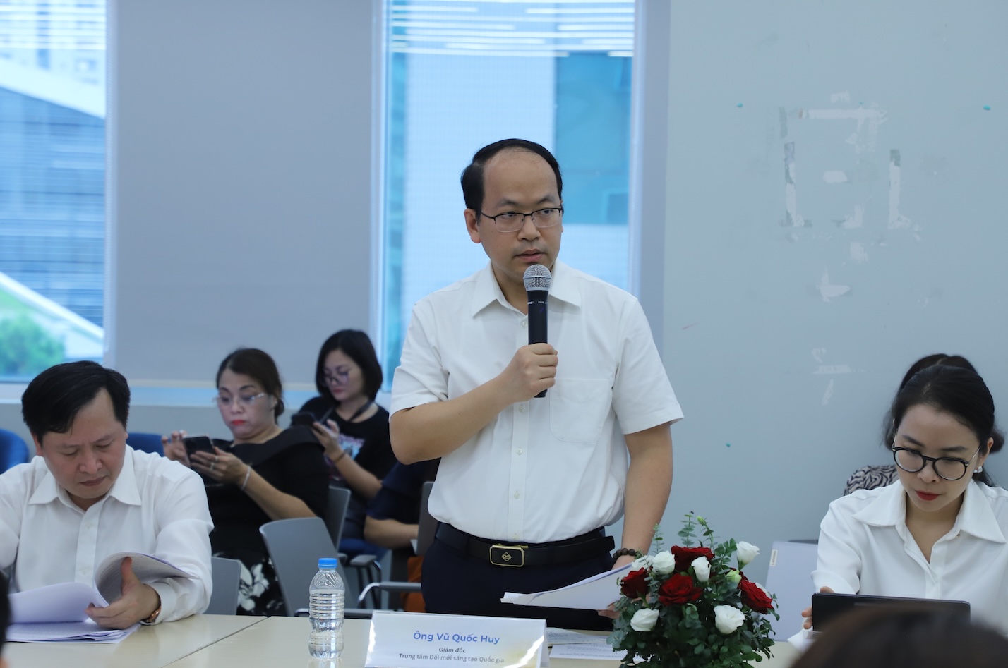 Ông Vũ Quốc Huy, Giám đốc Trung tâm Đổi mới sáng tạo Quốc gia