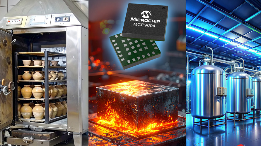 Microchip ra mắt IC điều hòa cặp nhiệt điện tích hợp MCP9604 với độ chính xác cao