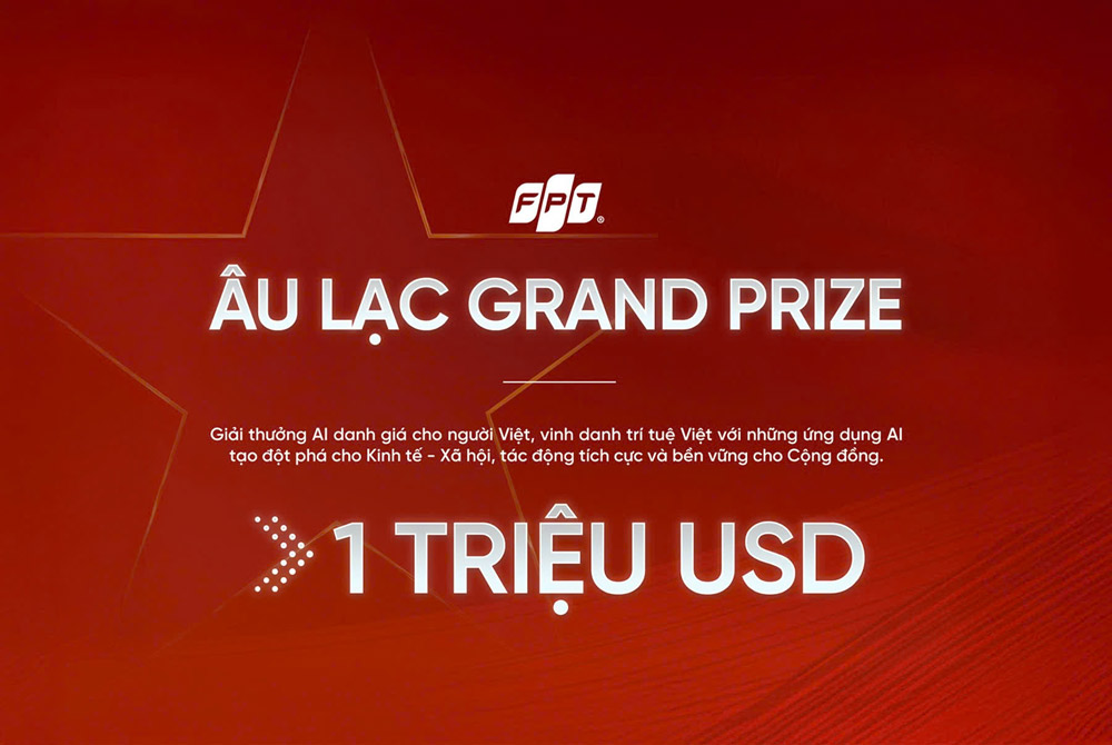 Công bố Giải thưởng Âu Lạc Grand Prize về AI trị giá 1 triệu USD