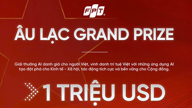 Công bố Giải thưởng Âu Lạc Grand Prize về AI trị giá 1 triệu USD
