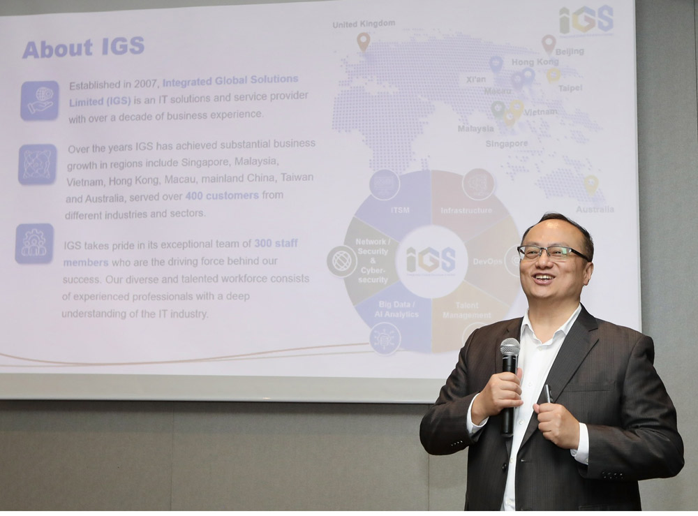 Ông Vincent Ng - Tổng Giám đốc IGS Group