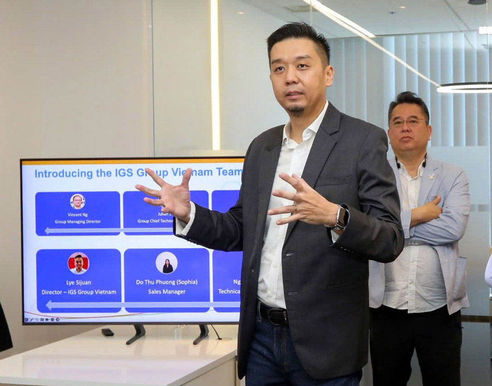 Ông Lye Sijuan - Giám đốc IGS Group Việt Nam