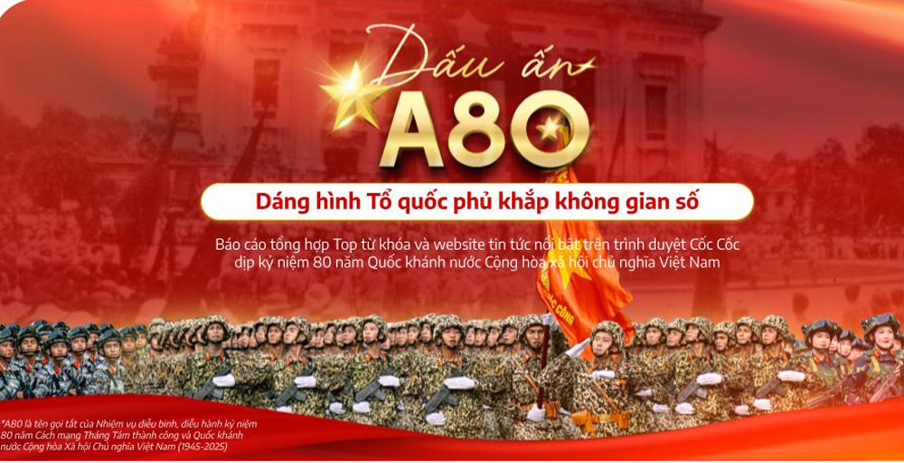 “Dấu ấn A80”: Hào khí Việt Nam lan tỏa trên không gian số