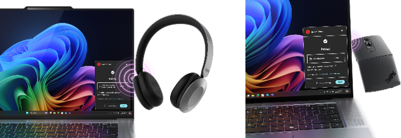 Tai nghe ThinkPad Dual-Mode Wireless ANC Foldable Headset 8550 – Chuột trình chiếu ThinkPad Bluetooth Presenter Mouse