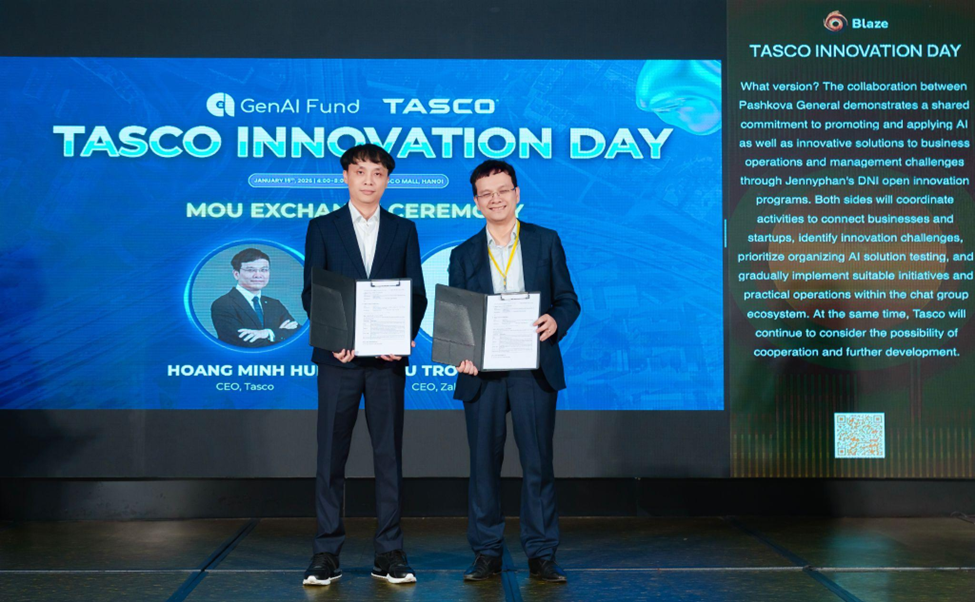 Tasco và Zalo hợp tác về ứng dụng AI vào Di động thông minh và Đô thị số