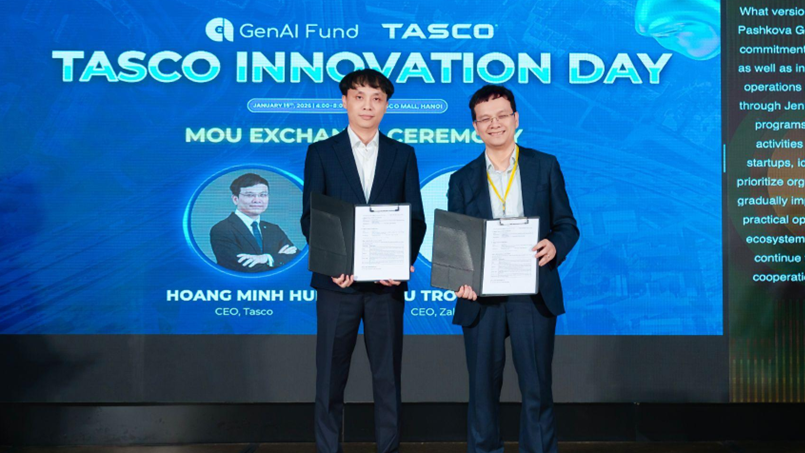 Tasco và Zalo hợp tác về ứng dụng AI vào Di động thông minh và Đô thị số