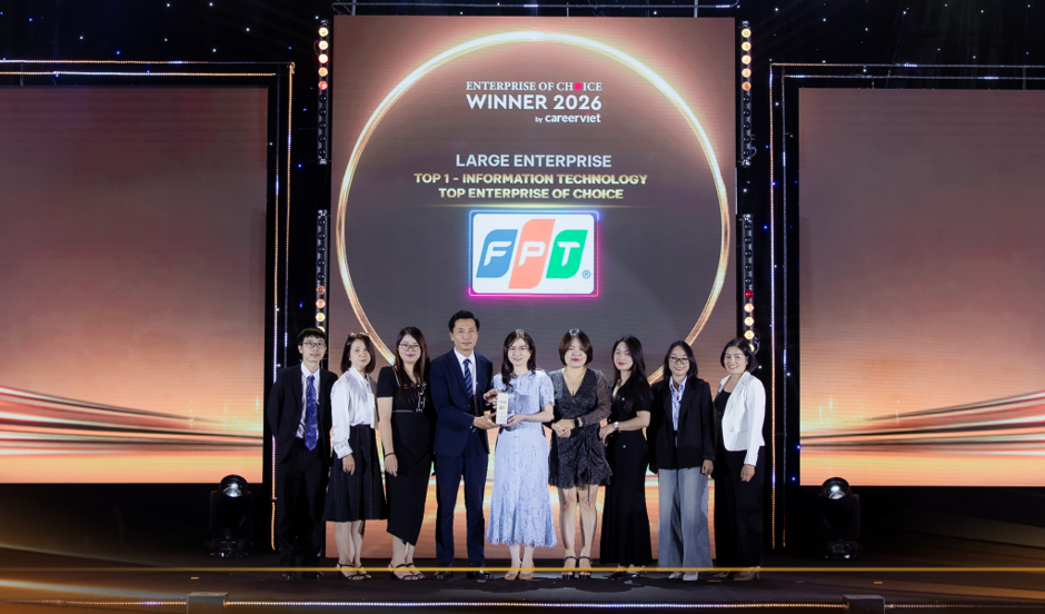 FPT IS được công nhận là Top 1 thương hiệu tuyển dụng ngành IT Việt Nam