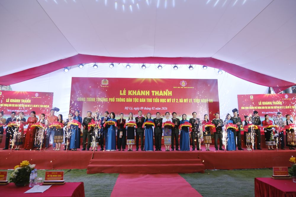 FPT đồng hành cùng Bộ Công an xây trường vùng biên giới Nghệ An
