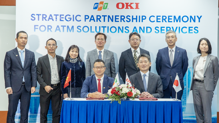 FPT và OKI hợp lực đưa công nghệ ATM Nhật Bản đến Việt Nam