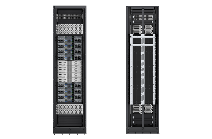 Lenovo GB300 NVL72 Rack front facing