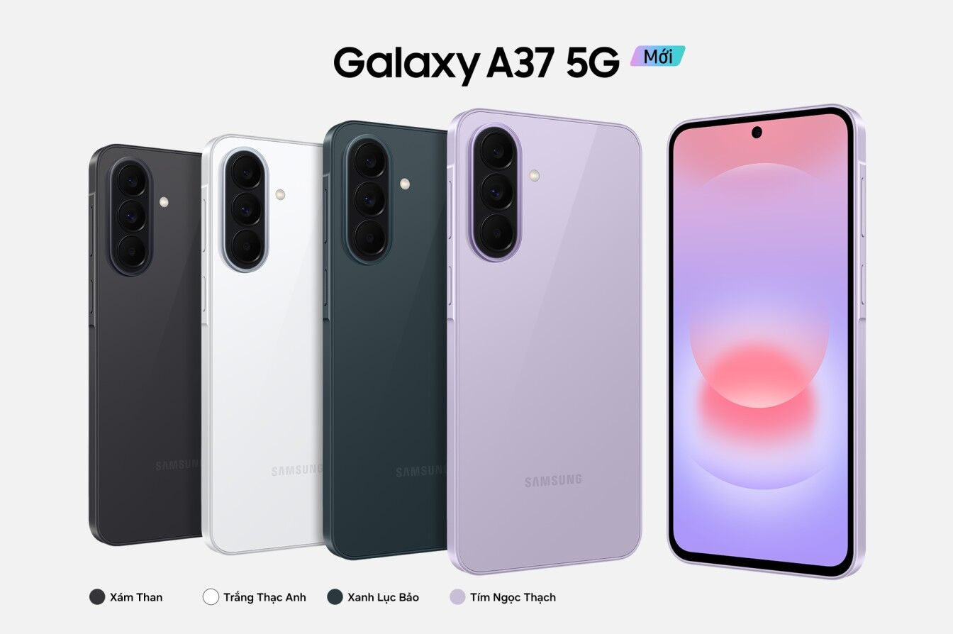 Galaxy A57 5G và Galaxy A37 5G lên kệ: "Phổ cập AI" và nâng cấp trải nghiệm người dùng