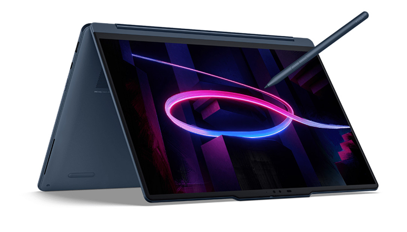 Yoga 9i 2-in-1 Aura Edition (14”, 11) ở chế độ Tent