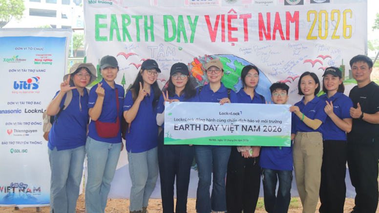 LocknLock tham gia bảo vệ môi trường cùng ‘Earth Day Vietnam 2026’