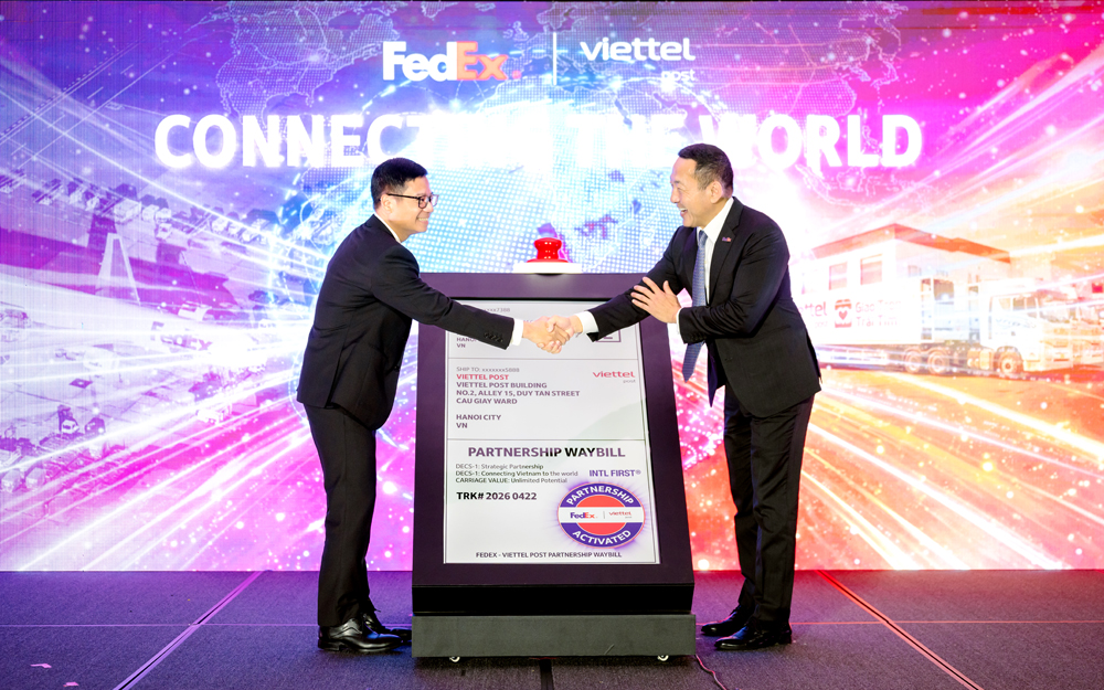 Viettel Post và FedEx hợp tác, kết nối logistic Việt Nam với chuỗi cung ứng toàn cầu