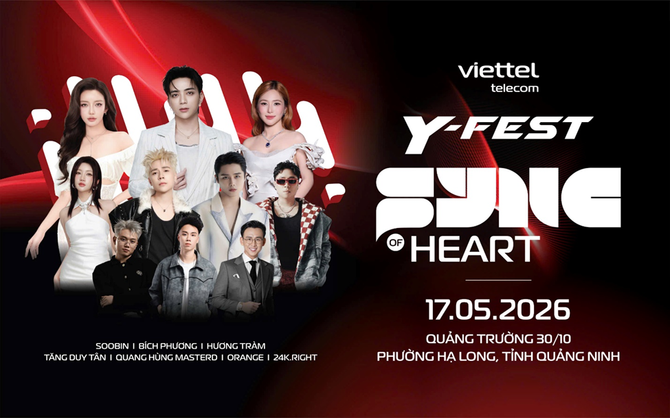Y-Fest 2026 lần đầu tiên tổ chức tại Quảng Ninh với dàn sao "triệu view"