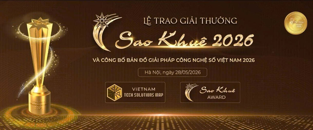 [Trực tiếp] Sao Khuê 2026: Tôn vinh 123 giải pháp công nghệ tiêu biểu, công bố “Bản đồ Giải pháp Công nghệ số Việt Nam 2026”
