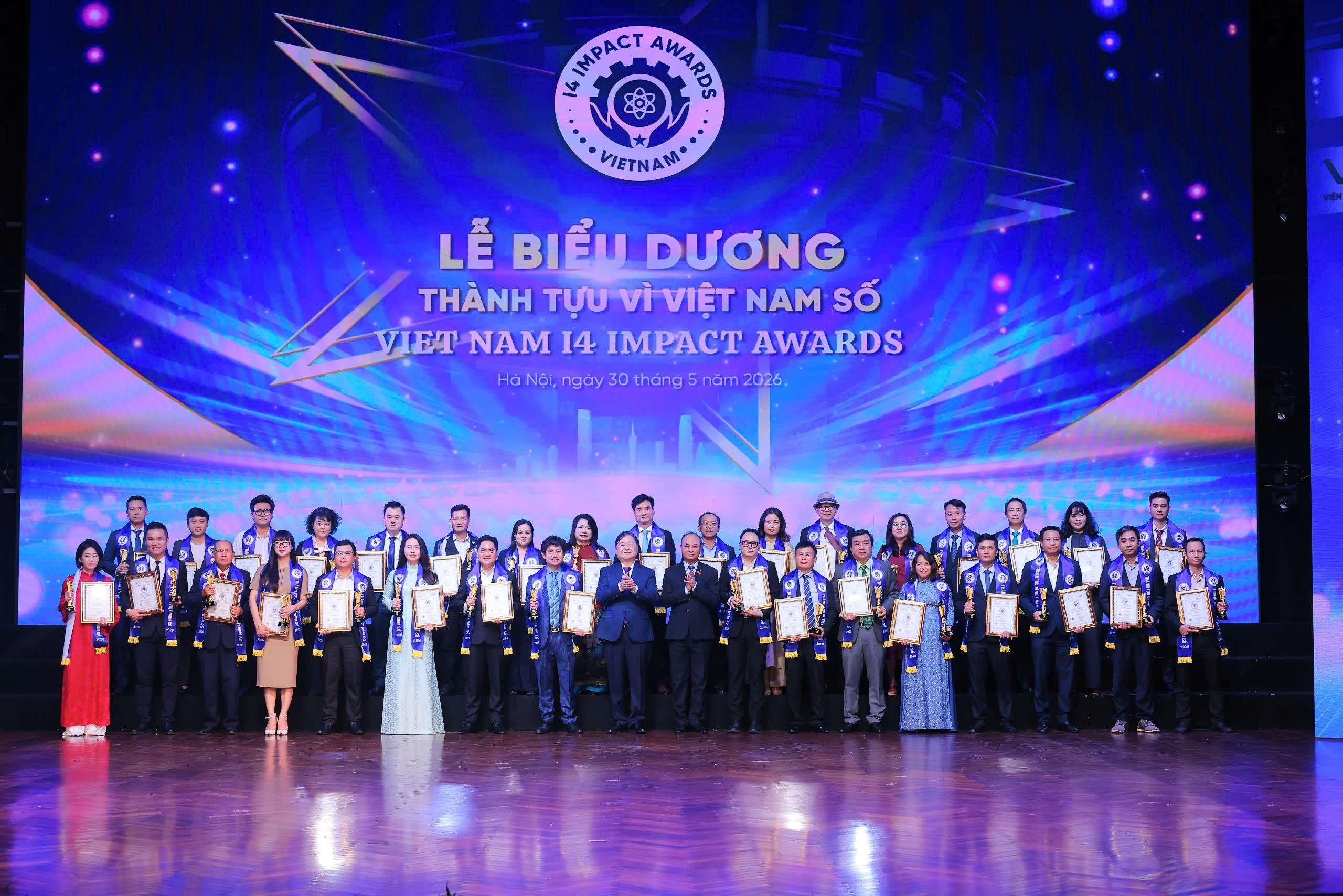 Viet Nam I4 Impact Awards 2026: Vinh danh 97 đơn vị đạt thành tựu xuất sắc trong chuyển đổi số