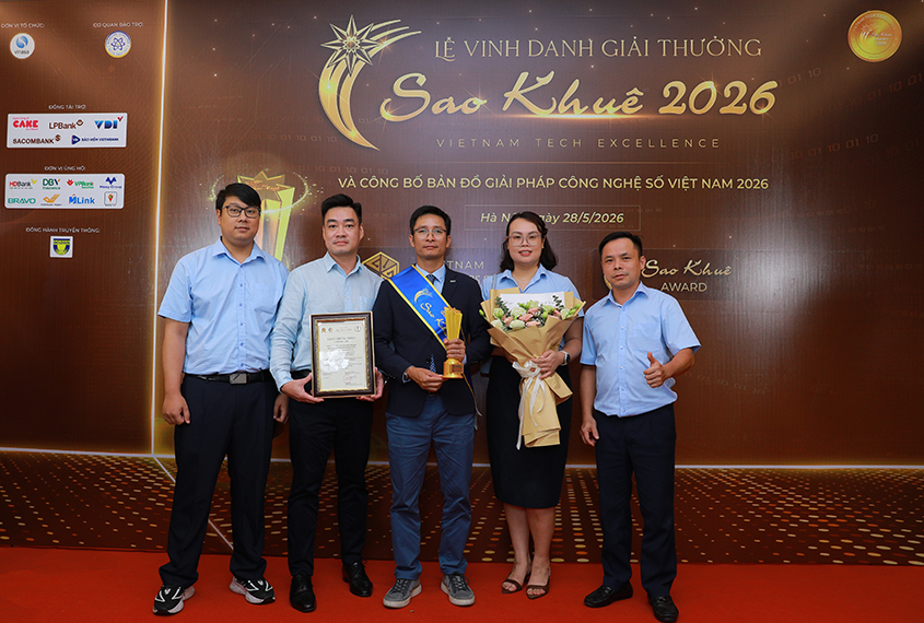 Giải pháp DBV eClaim 360 được vinh danh tại Giải thưởng Sao Khuê 2026