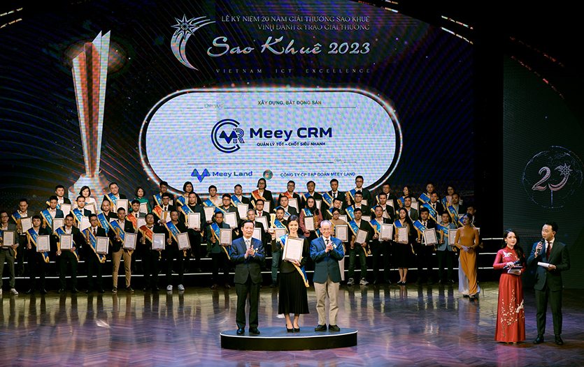 Meey CRM được vinh danh tại Sao Khuê 2023