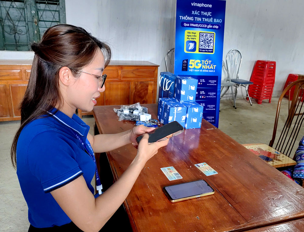 Chuyện xác thực thông tin thuê bao ở Bắc Hà