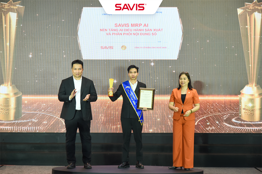 SAVIS MRP AI giành Giải thưởng Sao Khuê 2026, tăng cường năng lực AI trong phát triển nội dung số