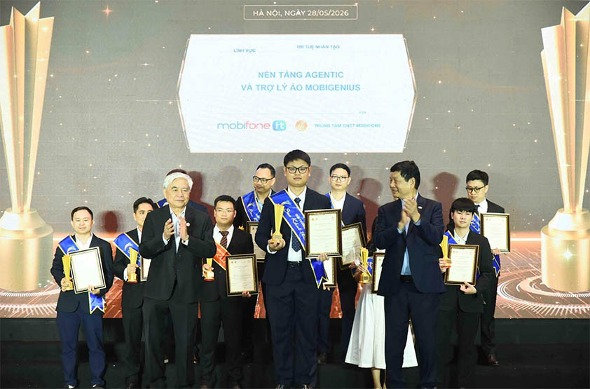 Nền tảng Agentic của MobiFone IT được vinh danh tại giải thưởng Sao Khuê 2026