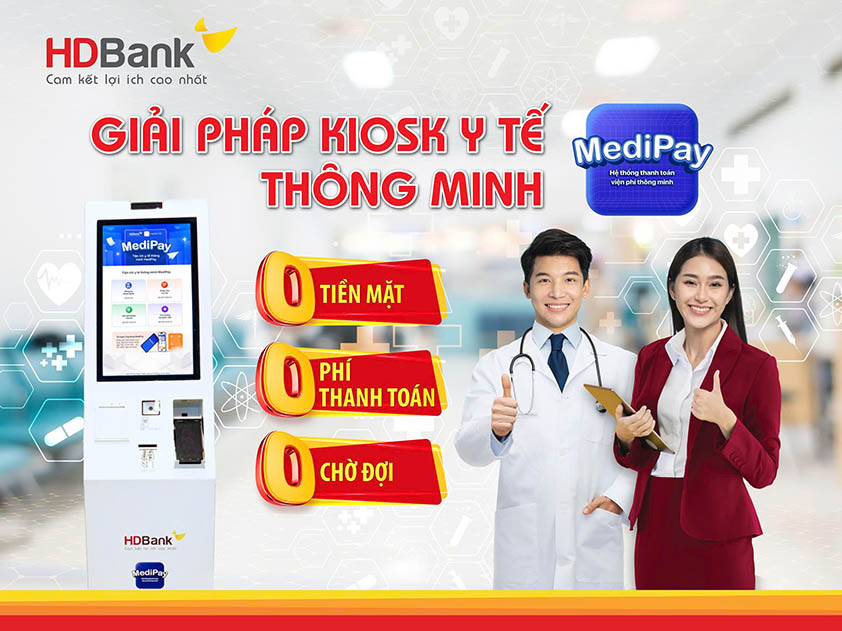 HDBank đột phá hành trình Y tế Số: Trải nghiệm khép kín với MediPay và MediFast