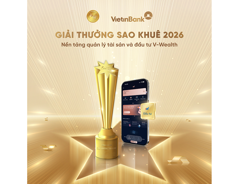 V-Wealth được vinh danh tại Giải thưởng Sao Khuê 2026