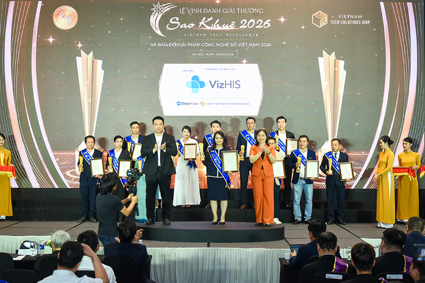 DataHouse Việt Nam và hành trình chinh phục APAC: Khi tiêu chuẩn y tế Mỹ được vinh danh tại Sao Khuê 2026