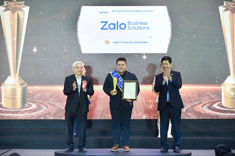 Zalo Business Solutions nhận "cú đúp" giải thưởng Sao Khuê 2026