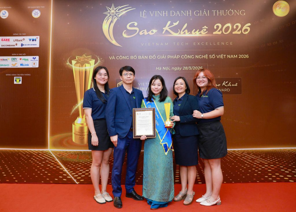 Đội ngũ CTH Soft và chứng nhận giải thưởng Sao Khuê 2026 - tự hào đón nhận dấu mốc khẳng định năng lực trên hành trình phát triển công nghệ giáo dục số