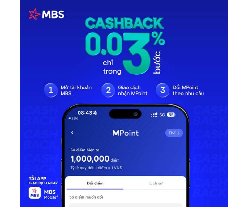 MBS Mobile App ghi dấu ấn với 4 năm liên tiếp đạt Sao Khuê