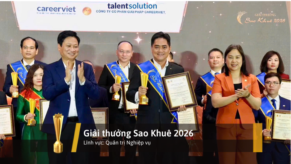 Talent Solution - giải pháp tuyển dụng ứng dụng AI được vinh danh tại Sao Khuê 2026
