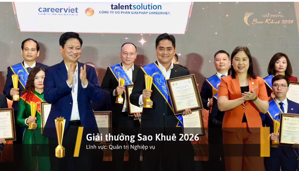 Talent Solution - giải pháp tuyển dụng ứng dụng AI được vinh danh tại Sao Khuê 2026