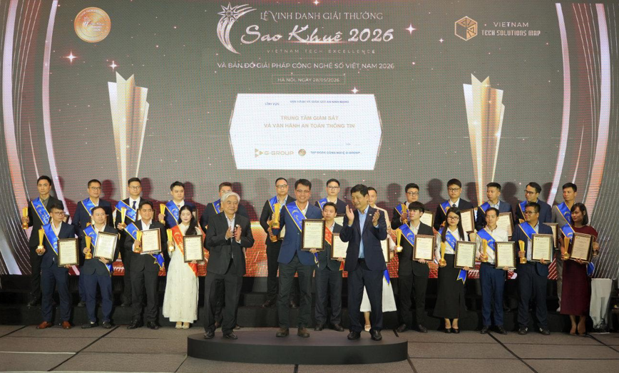 Song hành cùng G-Work, Trung tâm VSEC SOC đã giành chiến thắng tại hạng mục Giám sát An ninh mạng.