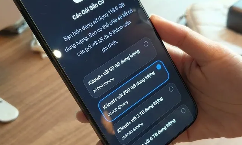 Apple tăng giá gói lưu trữ iCloud+ tại Việt Nam