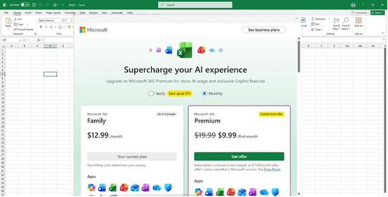 Vì sao vẫn có quảng cáo dù đã sử dụng Microsoft Office bản quyền?