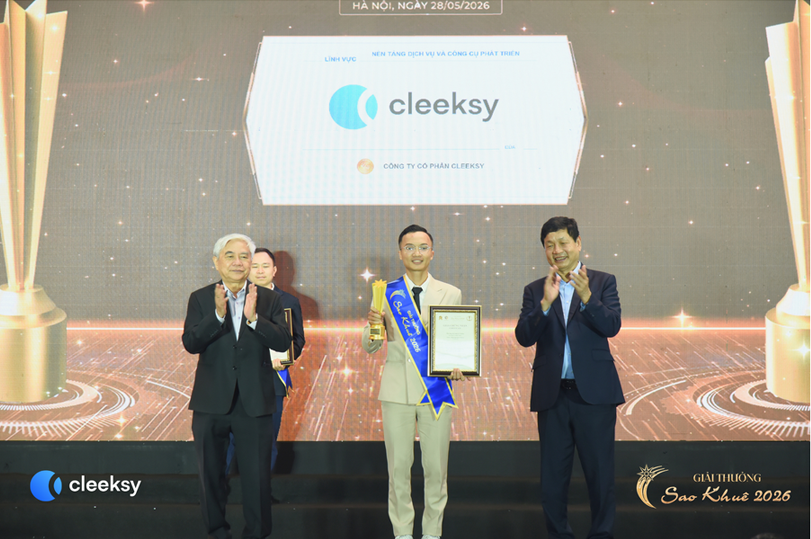 Cleeksy ghi dấu ấn tại Sao Khuê 2026: Nền tảng "Make in Vietnam" tối ưu vận hành doanh nghiệp