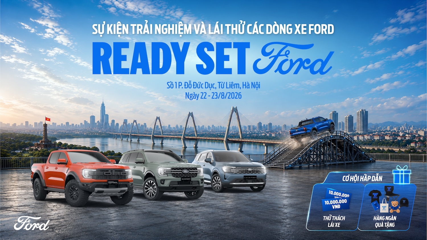 Ford khởi động chuỗi sự kiện trải nghiệm xe “Sẵn sàng bứt phá cùng Ready Set Ford”