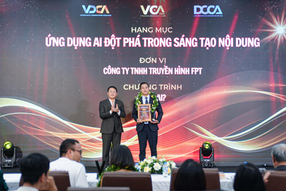 FPT Play thắng lớn tại Giải thưởng Sáng tạo Nội dung số Việt Nam 2026