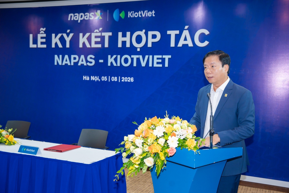 NAPAS hợp tác với KiotViet mở rộng hệ sinh thái thanh toán VietQR