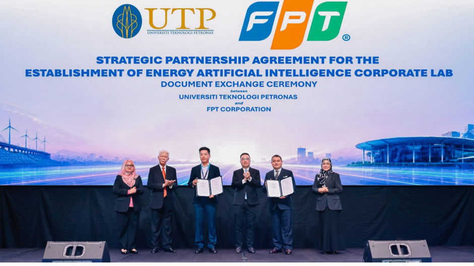 FPT và Đại học Công nghệ PETRONAS lập Phòng Nghiên cứu AI Năng lượng