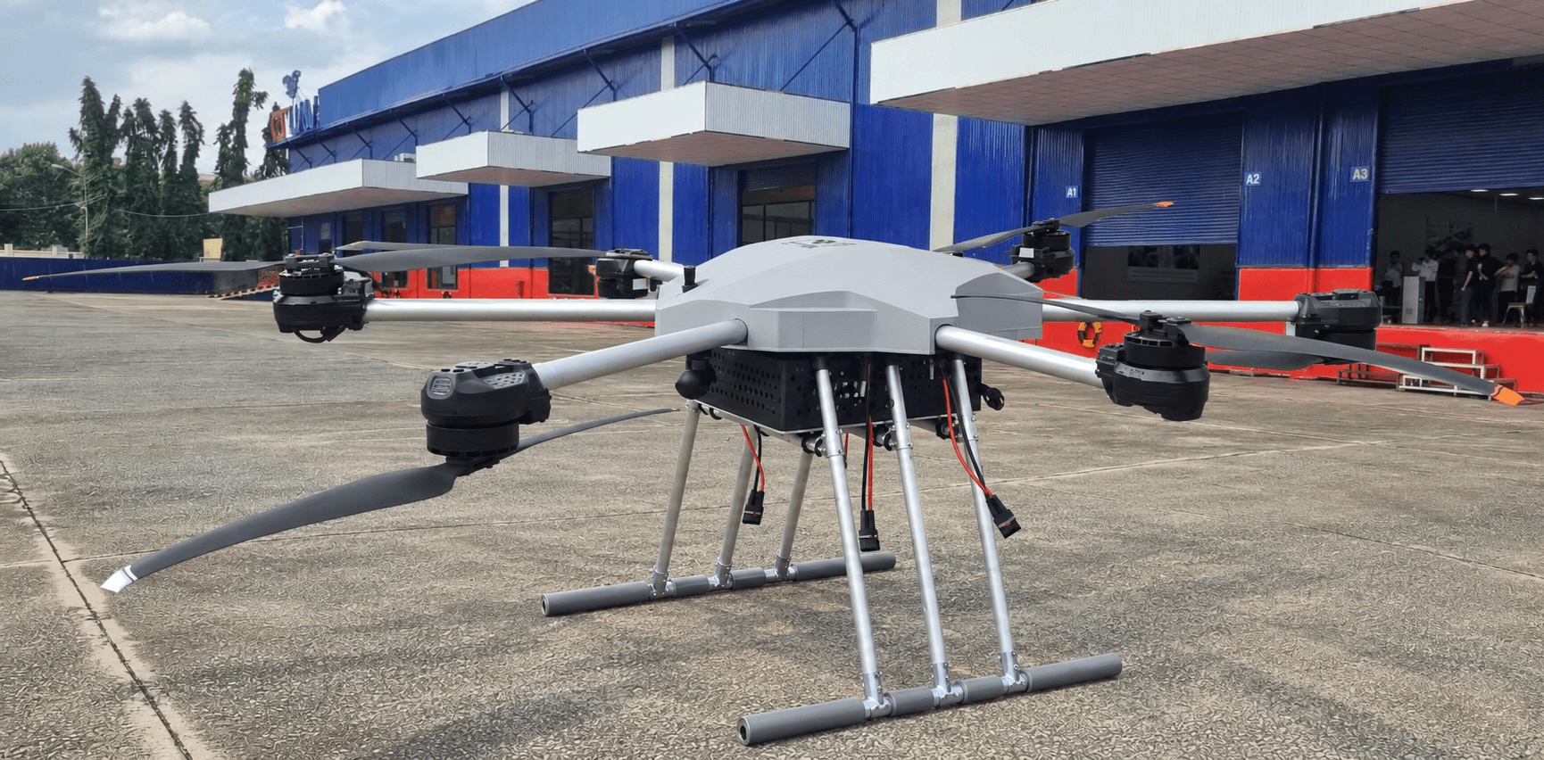 CT UAV thử nghiệm thành công UAV vận tải hạng nặng, năng lực tải lên đến 100kg